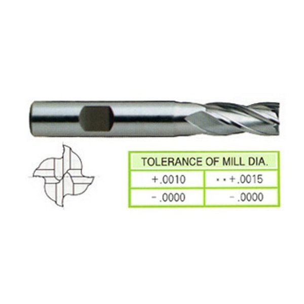 Yg-1 Tool Co 4 Flute Metric Regular Length 8% Cobalt 16260
